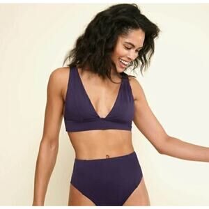 NWT Andie Swim The Belize Top Navy Size Small